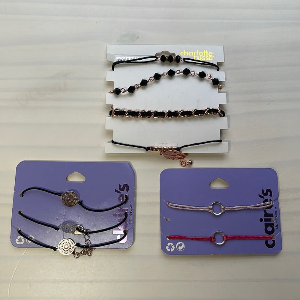 Assorted bracelets